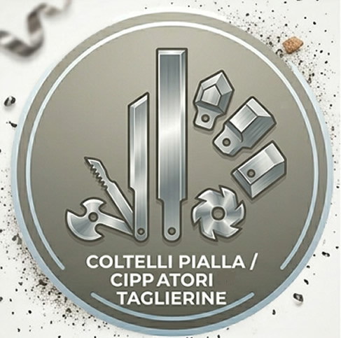 Coltelli pialla/ cippatori/ taglierine